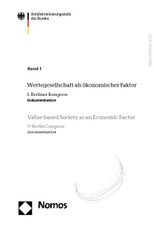 Antidiskriminierungsstelle des Bundes 1: Wertegesellschaft als ökonomischer Faktor - Value-based Society as an Economic Factor