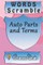 word scramble Auto Parts and Terms games brain