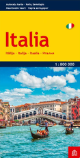 Italija. Kelių žemėlapis M 1: 800 000