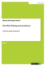 Post-War Writing and Aesthetics