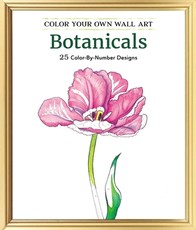 Color Your Own Wall Art Botanicals