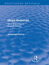Hope Deferred (Routledge Revivals)