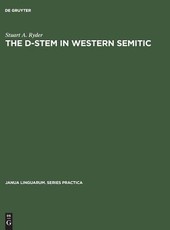 The D-Stem in Western Semitic