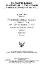 Full committee hearing on IRS oversight