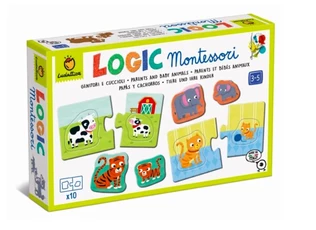 Montessori žaidimas-loginė dėlionė LUDATTICA „Tėvai ir vaikai“, 3–5 m.