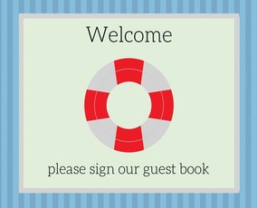 Guest Book for vacation home (Hardcover)