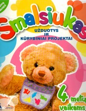 Smalsiukas. Užduotys ir kūrybiniai projektai 4 metų vaikams