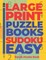 Large print Puzzle Books sudoku Easy