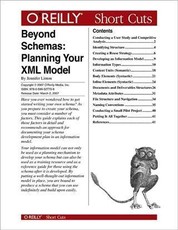 Beyond Schemas: Planning Your XML Model