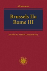 Brussels IIa - Rome III