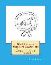Black German Shepherd Ornaments
