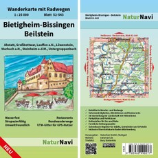 Bietigheim-Bissingen - Beilstein 1 : 25 000,  Blatt 52-543