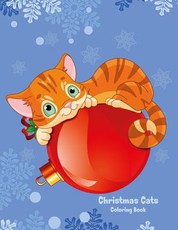 Christmas Cats Coloring Book 1