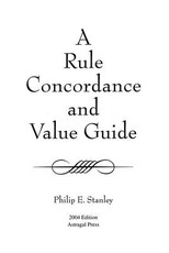 A Rule Concordance and Value Guide
