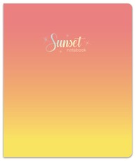 Sąsiuvinis(platus) A5 12lap. 80g SUNSET linija