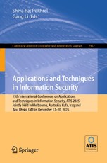 Applications and Techniques in Information Security