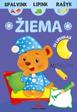 Spalvink, lipink, rašyk. Žiema