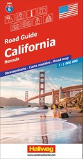 Hallwag Strassenkarte USA, California 1:1 Mio.