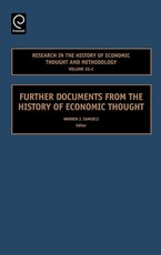 Further Documents from the History of Economic Thought