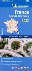 France Route Planning 2022 - Michelin National Map 726