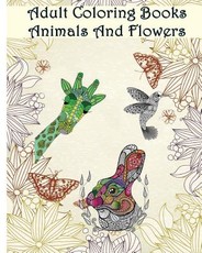 Adult Coloring Books Animals And Flowers