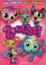 Zoobles! Galvosūkiai su lipdukais