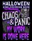 Halloween Kids Coloring Book Chaos and Panic My Work Is Done Here