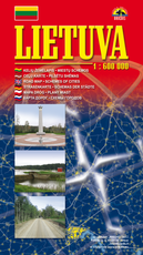 Lietuva. Kelių žemėlapis, 1 : 600 000 2011 m