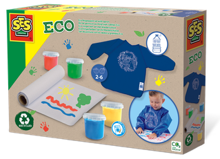 SES ECO Dažai piešti rankomis ir prijuostė