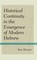 Historical Continuity in the Emergence of Modern Hebrew