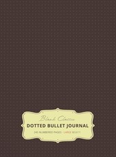Large 8.5 x 11 Dotted Bullet Journal (Brown #13) Hardcover - 245 Numbered Pages