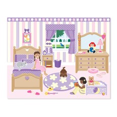 Daugkartinio naudojimo lipdukai MELISSA & DOUG „Play House“