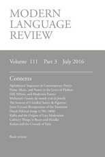 Modern Language Review (111