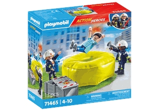 PLAYMOBIL ACTION HEROES Ugniagesiai ir oro pagalvė 71465 PLAYMOBIL ACTION HEROES Ugniagesiai ir oro pagalvė 71465