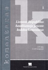 Lietuvos Respublikos baudžiamojo kodekso komentaras I (I-IV dalys, 1-220 straipsniai)
