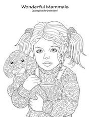 Wonderful Mammals Coloring Book for Grown-Ups 1