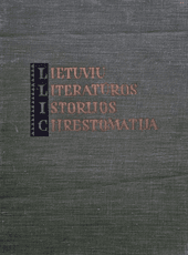 Lietuvių literatūros istorijos chrestomatija. Feodalizmo epocha