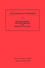 Introduction to &quote;G&quote;-Functions. (AM-133)
