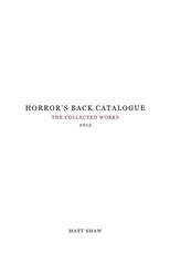 Horror's Back Catalogue
