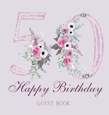 Happy 50th birthday guest book