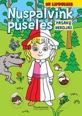 Nuspalvink puseles. Pasakų herojai
