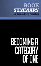 Summary: Becoming a Category of One - Joe Calloway