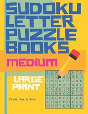 Sudoku Letter Puzzle Books - Medium - Large Print