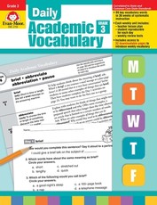 Daily Academic Vocabulary, Grade 3 Teacher Edition