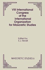 VIII International Congress of the International Organization for Masoretic Studies