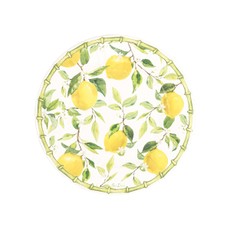 Vienkartinės lėkštės „Lemon Tree“, 21 cm, 8 vnt.