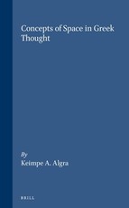 Concepts of Space in Greek Thought