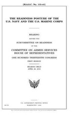 The readiness posture of the U.S. Navy and the U.S. Marine Corps