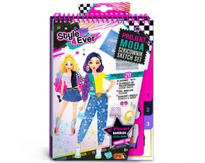 Mados dizaino rinkinys su skicų knyga