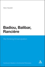 Badiou, Balibar, Ranciere